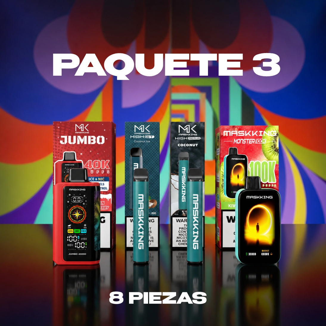 Paquete 3 (8 PIEZAS)
