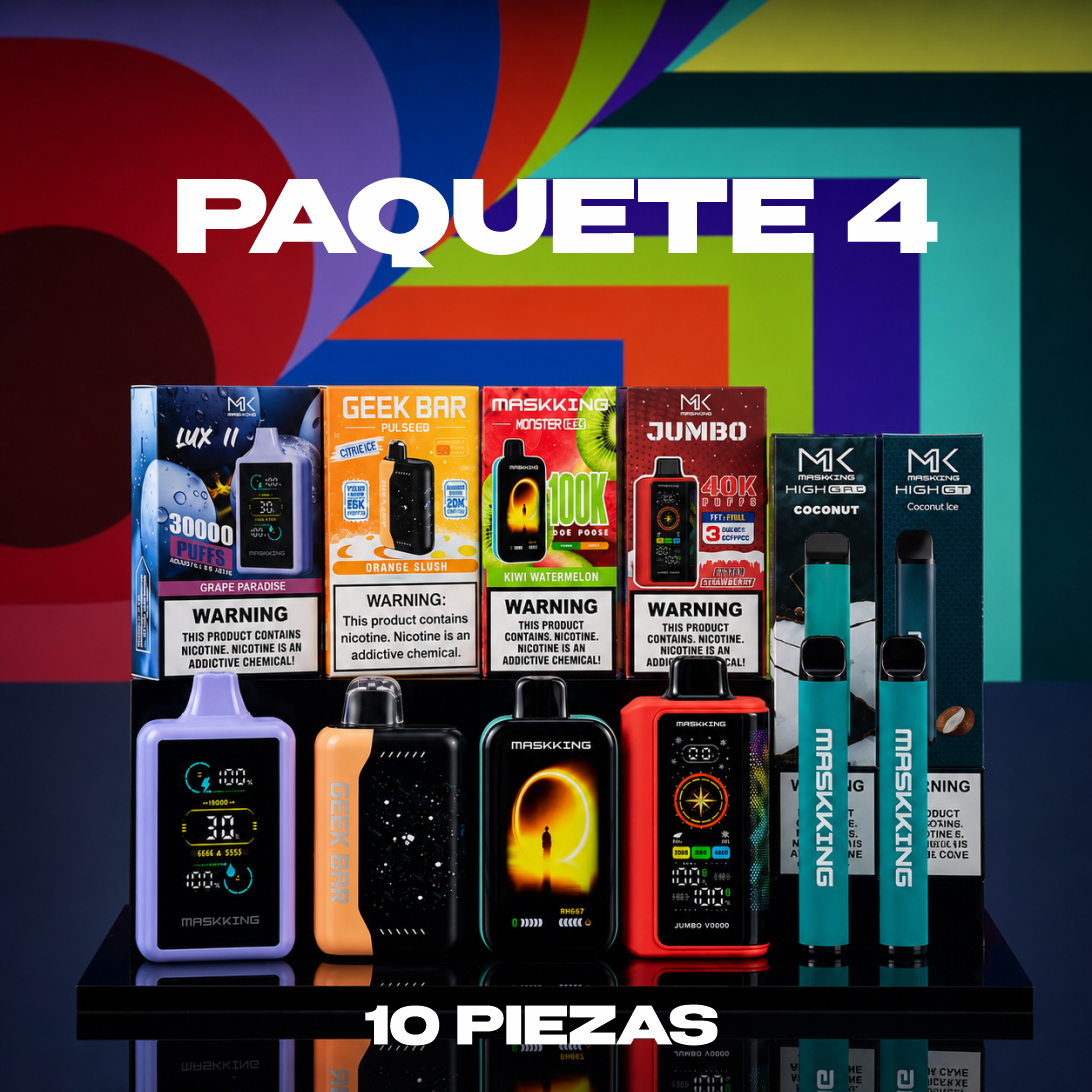 Paquete 4 ( 10 PIEZAS )