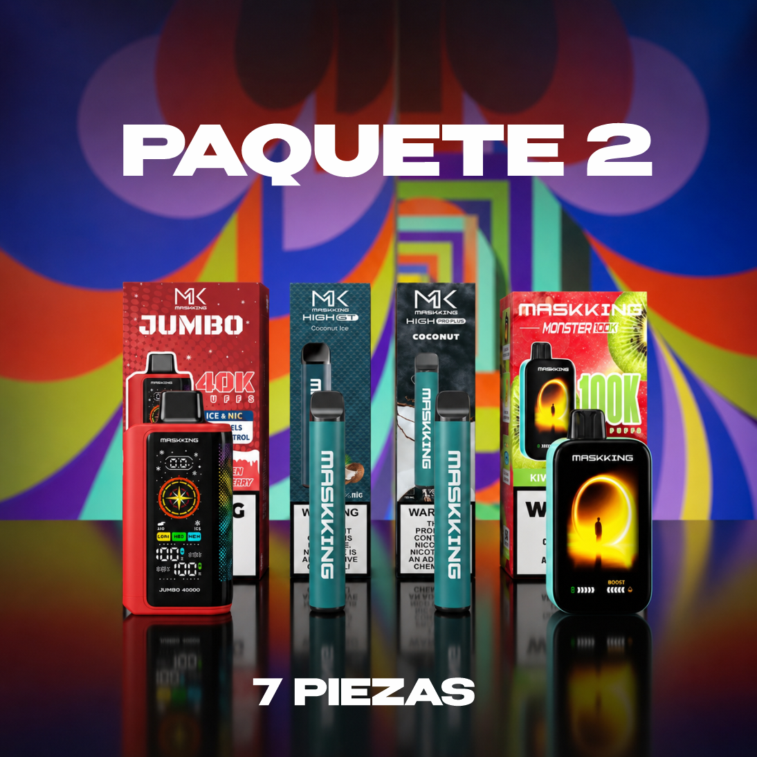 Paquete 2 (7 PIEZAS)